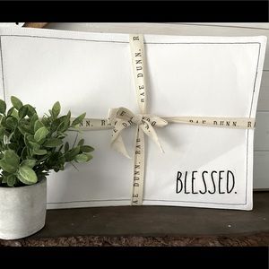 Rae Dunn Placemats - Set of 4 - Blessed